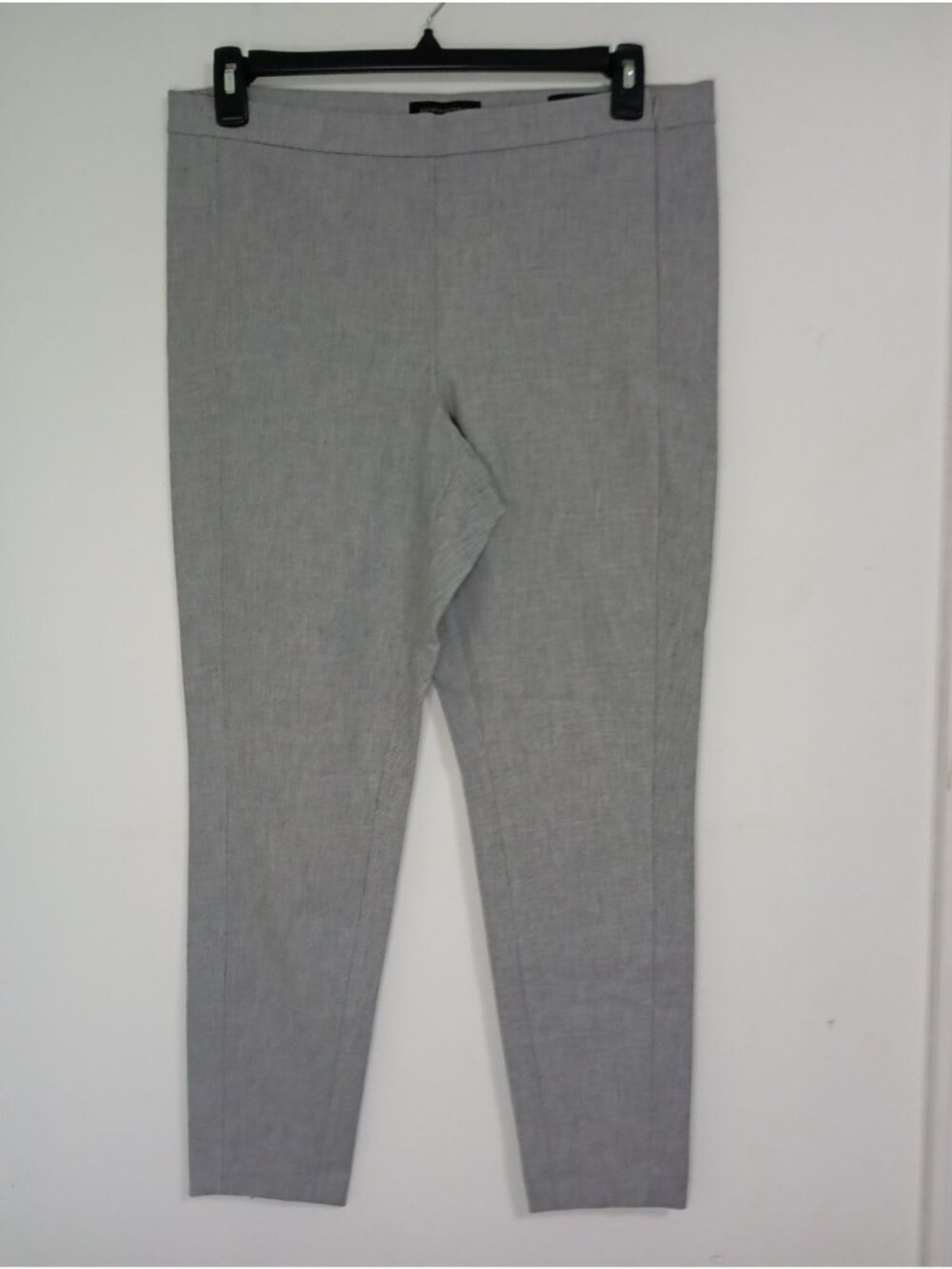 Banana Republic Gray Devon Slim-Fit Ankle Pants Size 14 Cotton Blend women
